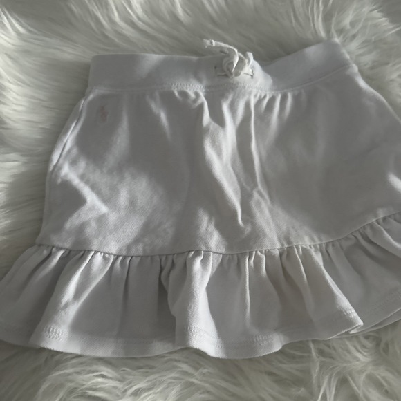 Ralph Lauren EUC Skort XS Golf Tennis White Pleated Athleisure Skort Girls 5 - Picture 2 of 5
